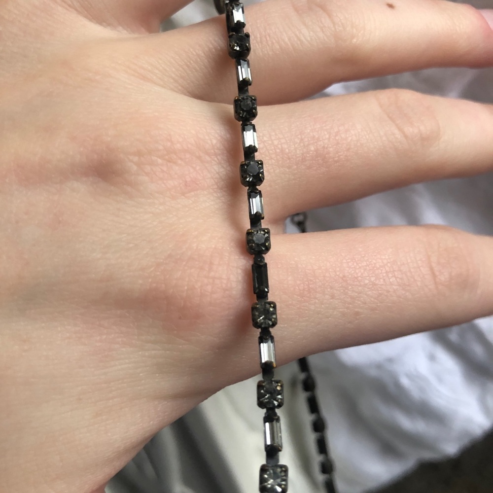 Free People bronze beaded choker necklace